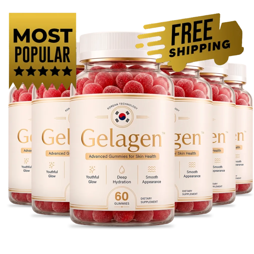 Six bottles of Gelagen