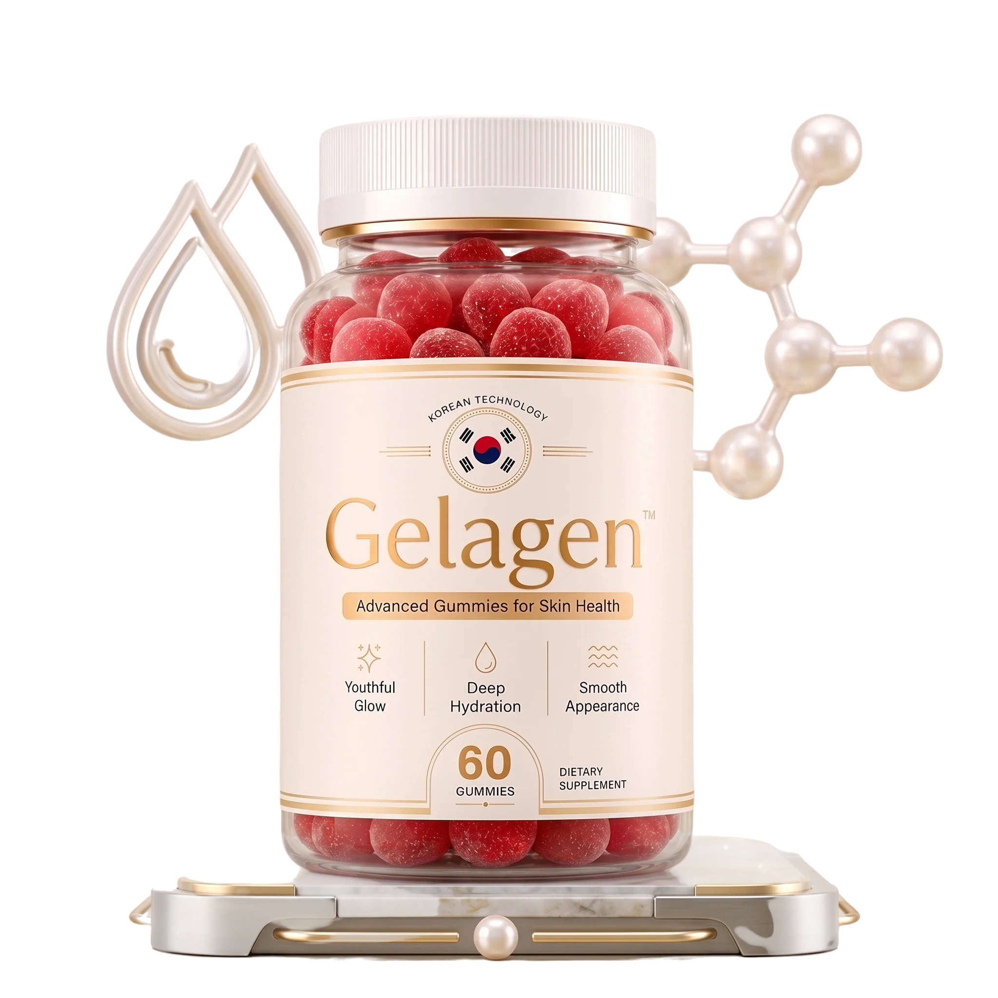 Gelagen Advanced Gummies for Skin Health bottle